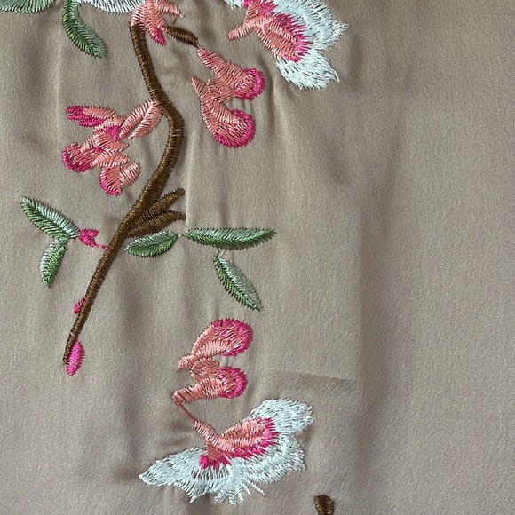 Missguided satin and embroidered shirt dress Missguided satin and embroidered shirt dress
